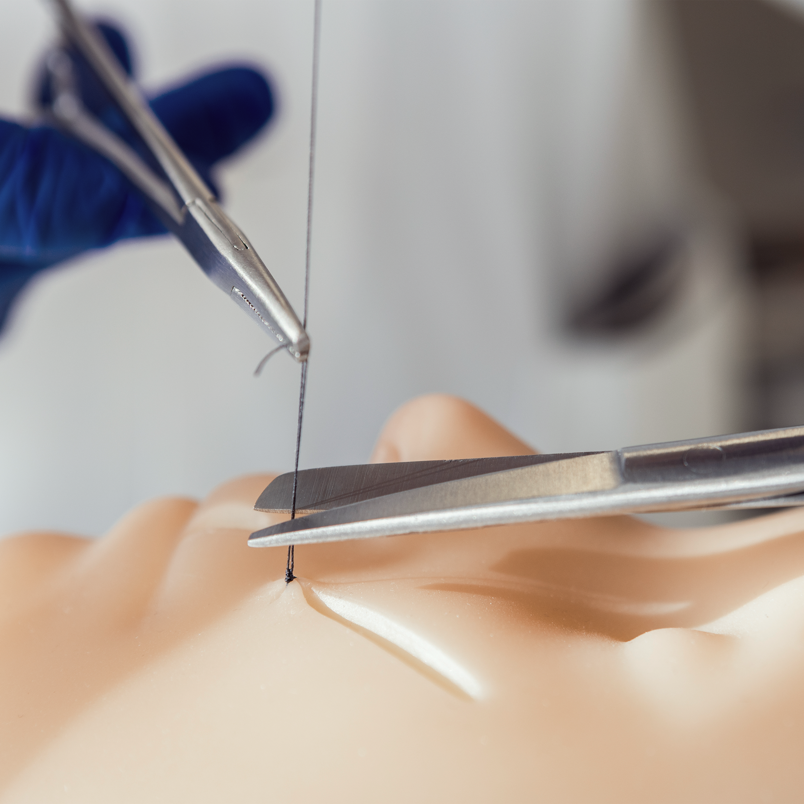 Simulador de sutura facial libre